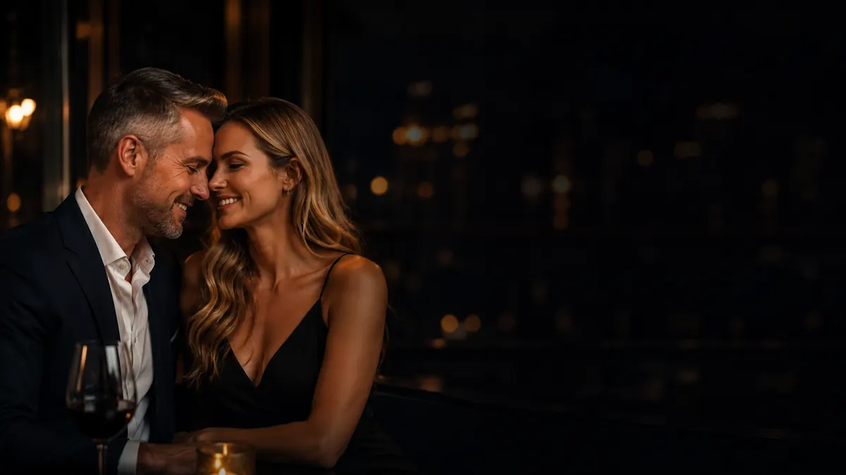 Adult couple representing honest dating support conversations